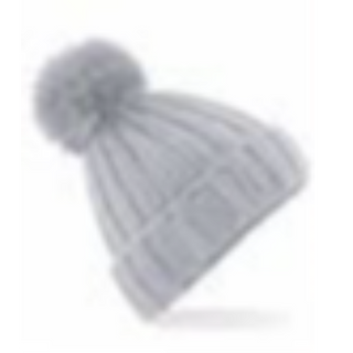 Fur Pom Pom Beanie Grey VC08GRY