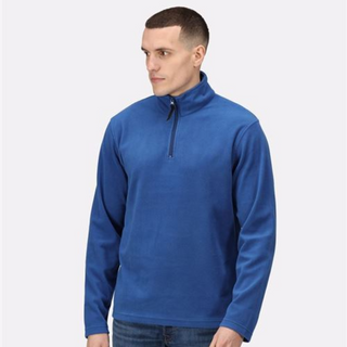 Zip neck microfleece Oxford Blue