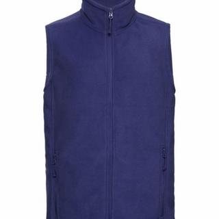 Outdoor fleece gilet royal blue