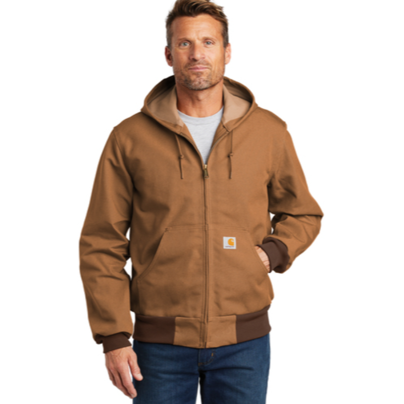 Carhartt ® Thermal-Lined Duck Active Jac - Brown
