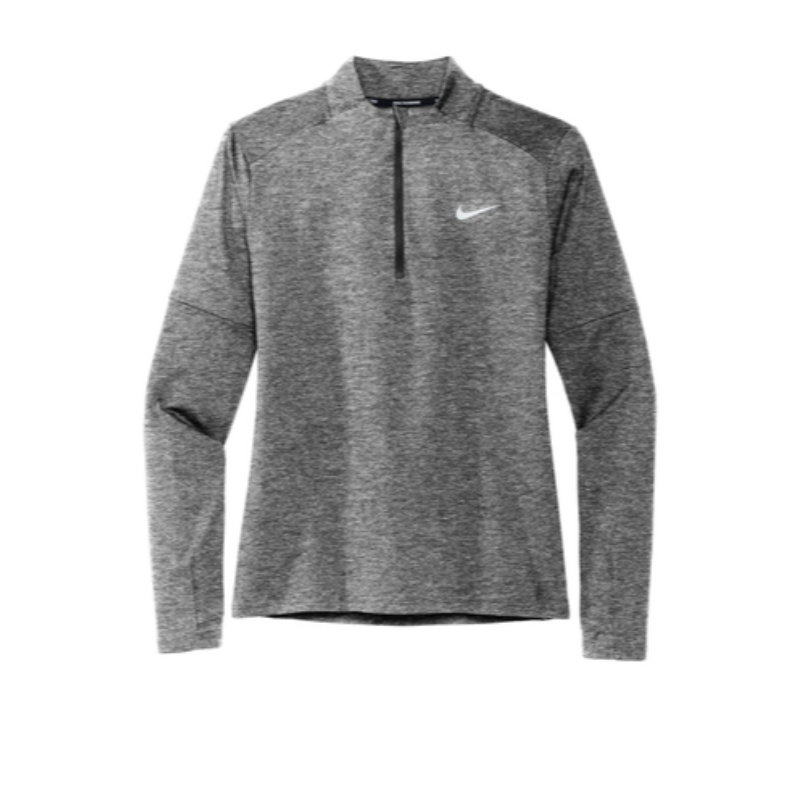 Nike Ladies Dri-FIT Element 1/2-Zip Top - Black Heather