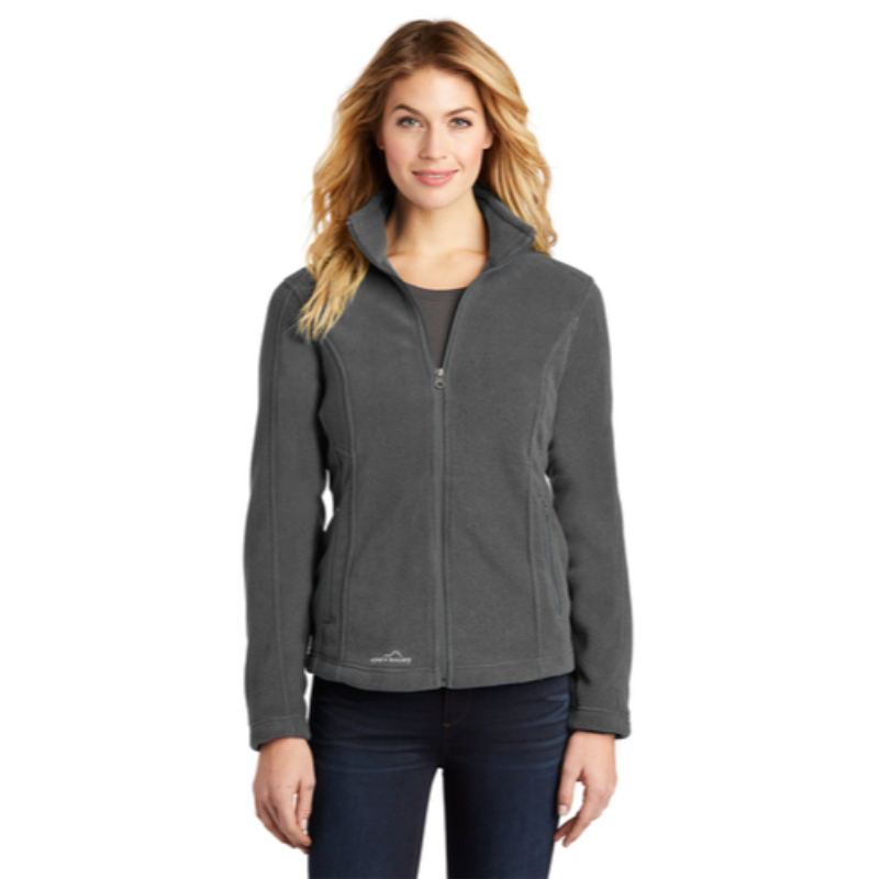 Eddie Bauer® - Ladies Full-Zip Fleece Jacket - Grey Steel