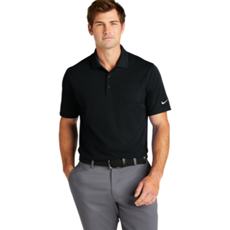 Nike Dri-FIT Micro Pique 2.0 Pocket Polo - Black