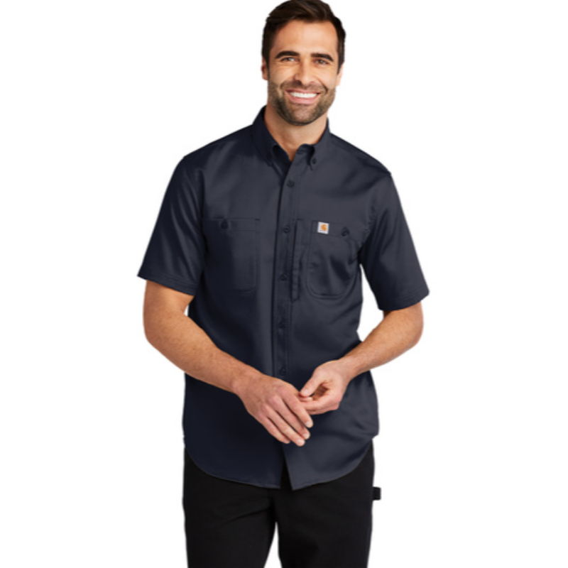 Carhartt® Rugged Professional™ Series Short Sleeve Shirt - Navy