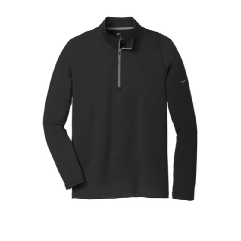 Nike Dri-FIT Stretch 1/2-Zip Cover-Up - Black/Dark Grey