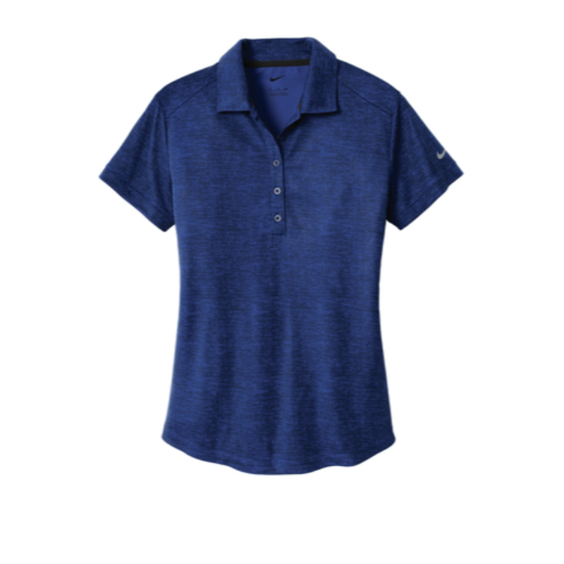 Nike Ladies Dri-FIT Crosshatch Polo - Old Royal