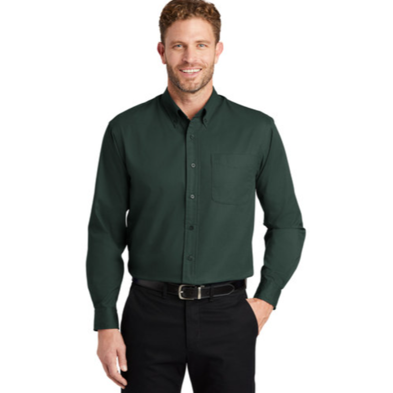 CornerStone® - Long Sleeve SuperPro™ Twill Shirt - Dark Green