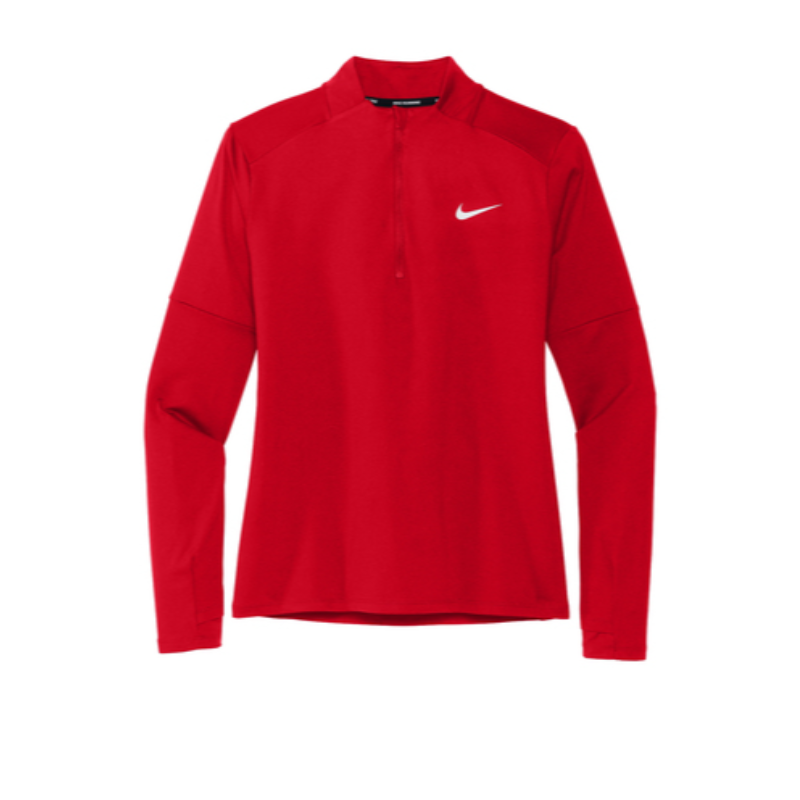 Nike Ladies Dri-FIT Element 1/2-Zip Top - Scarlet Red