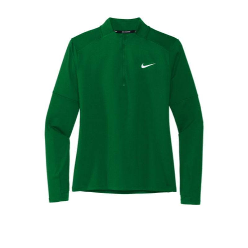 Nike Ladies Dri-FIT Element 1/2-Zip Top - Dark Green