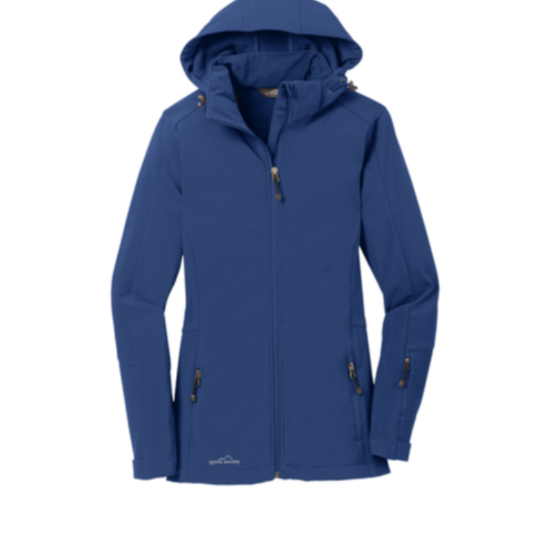 Eddie Bauer® Ladies Hooded Soft Shell Parka - Admiral Blue