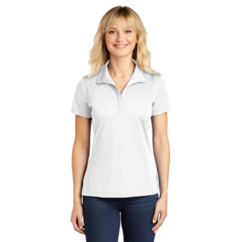Sport-Tek® Ladies Micropique Sport-Wick® Polo - White