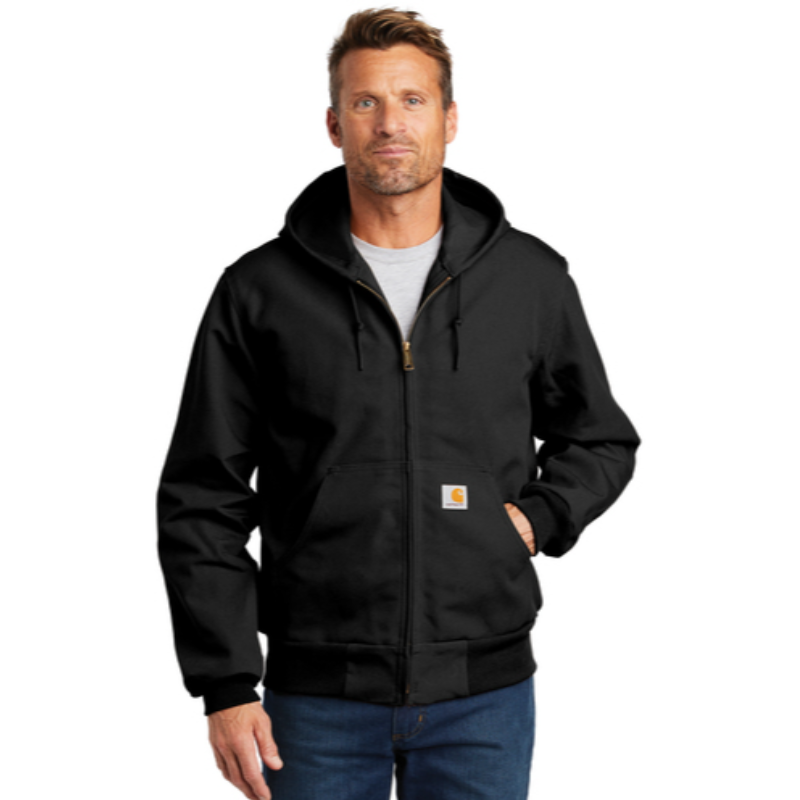 Carhartt ® Thermal-Lined Duck Active Jac - Black