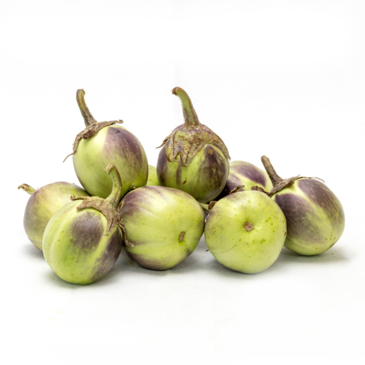 Eggplant, Round Mix (500g pack)