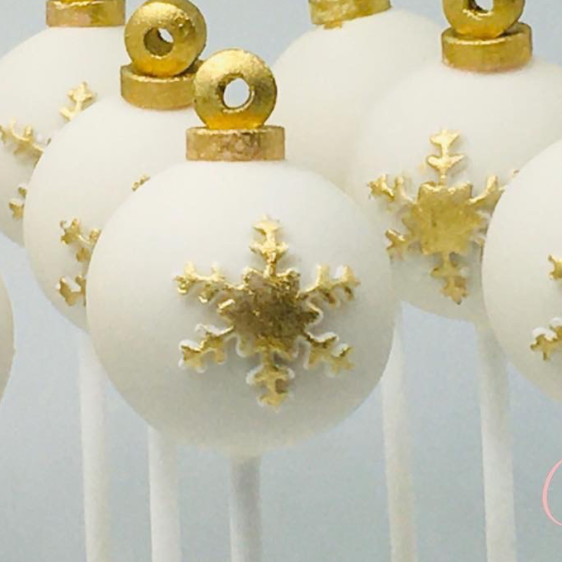 Ornaments cake pops gold  Main Image