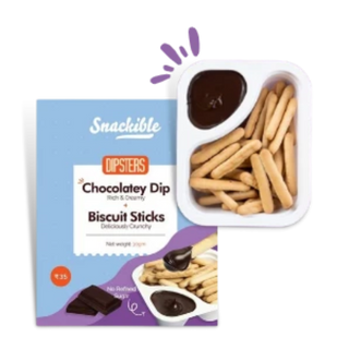 Chocolatey Dip with Biscuit Sticks (30g)