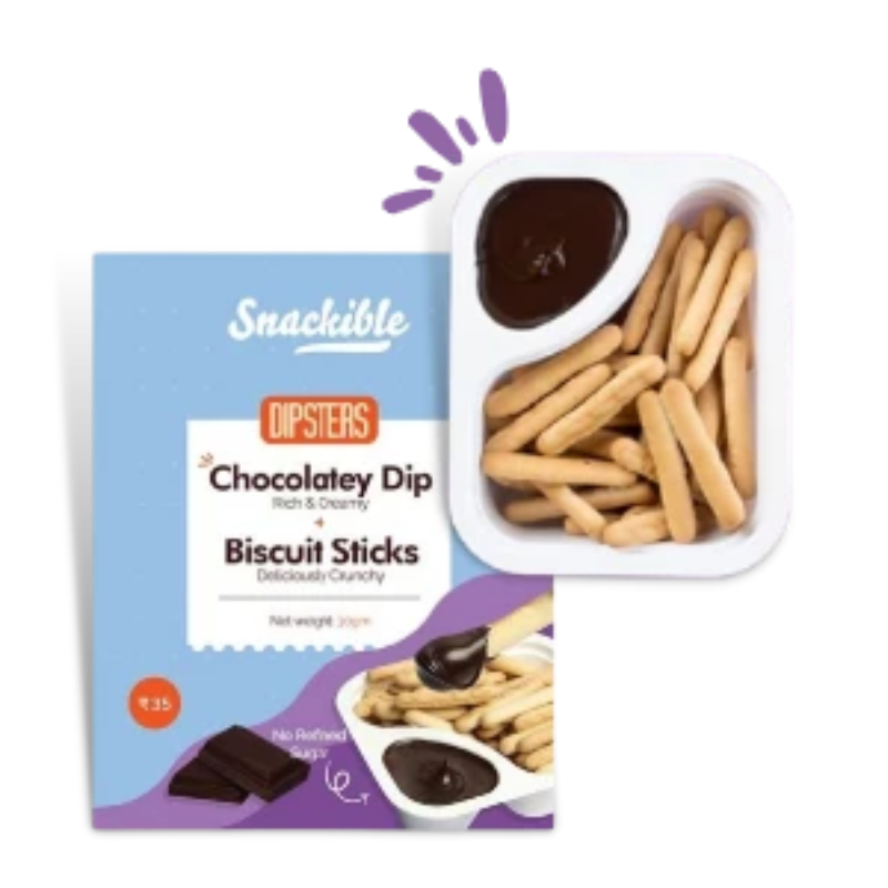 Chocolatey Dip with Biscuit Sticks (30g) Main Image