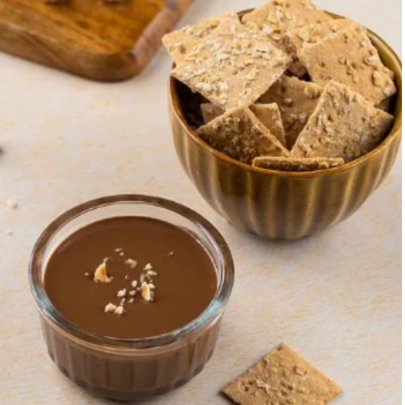 Oats Crackers with Hazelnut Dip (60g) Main Image