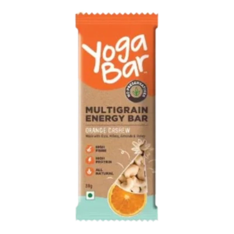 Orange Cashew Multigrain Energy Bar (38g) Main Image