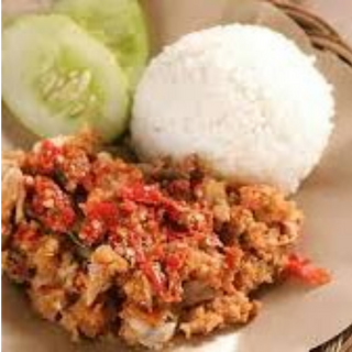 Nasi Jamur Geprek