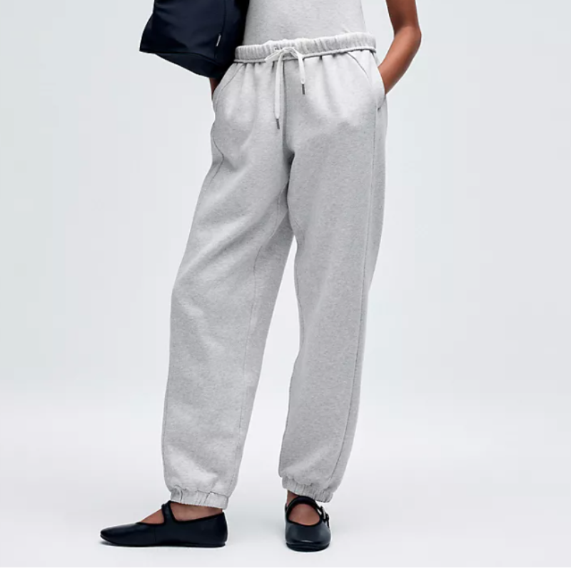 Scuba Mid-Rise Oversized Jogger *Tall - Grey