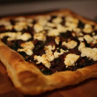 Chard and Onion Tart  🌱