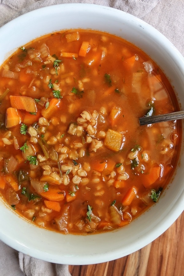 Veggie Barley Soup 🌱 Main Image