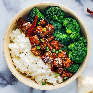 Sweet Sesame Pan Fried Tofu 🌱