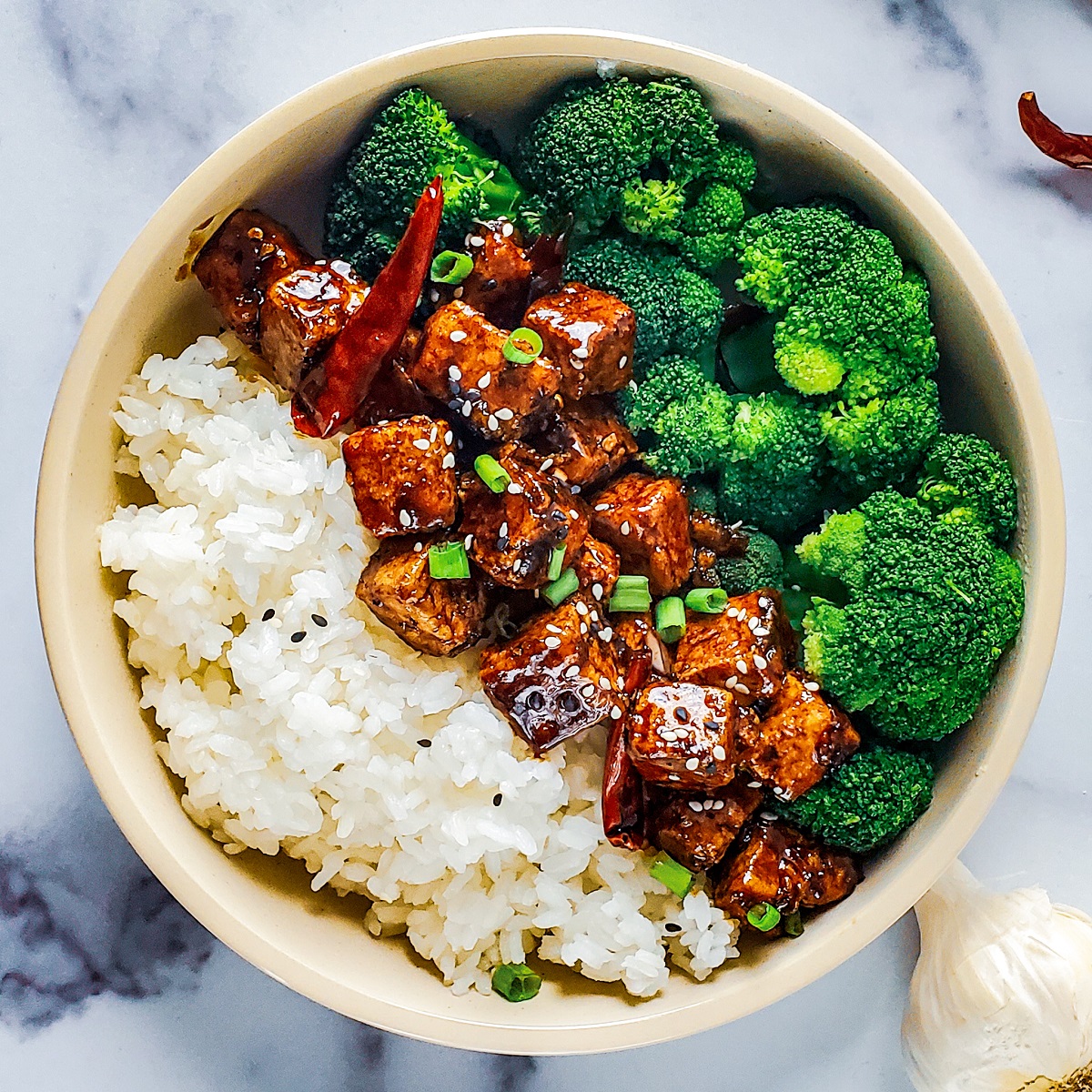 Sweet Sesame Pan Fried Tofu 🌱 Main Image