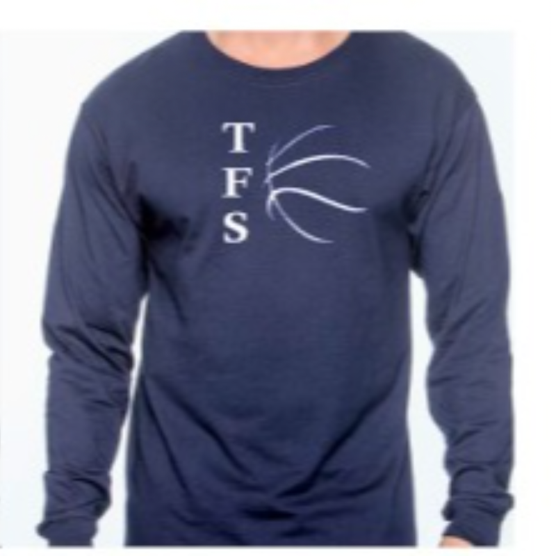 Nave Blue Long-Sleeve T-Shirt Main Image