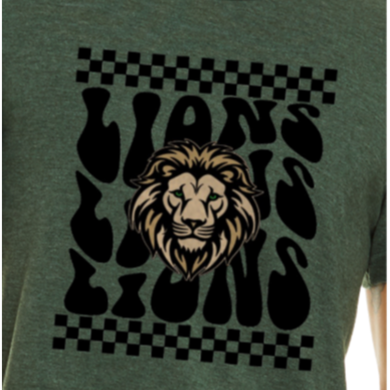 Adult LIONS LIONS LIONS Shirt