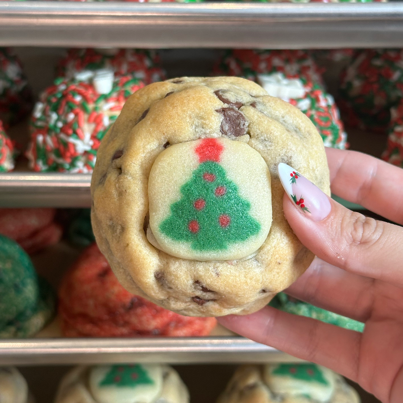NOVEMBER/DECEMBER Cookie of the Month #4- Christmas Chocolate Chip