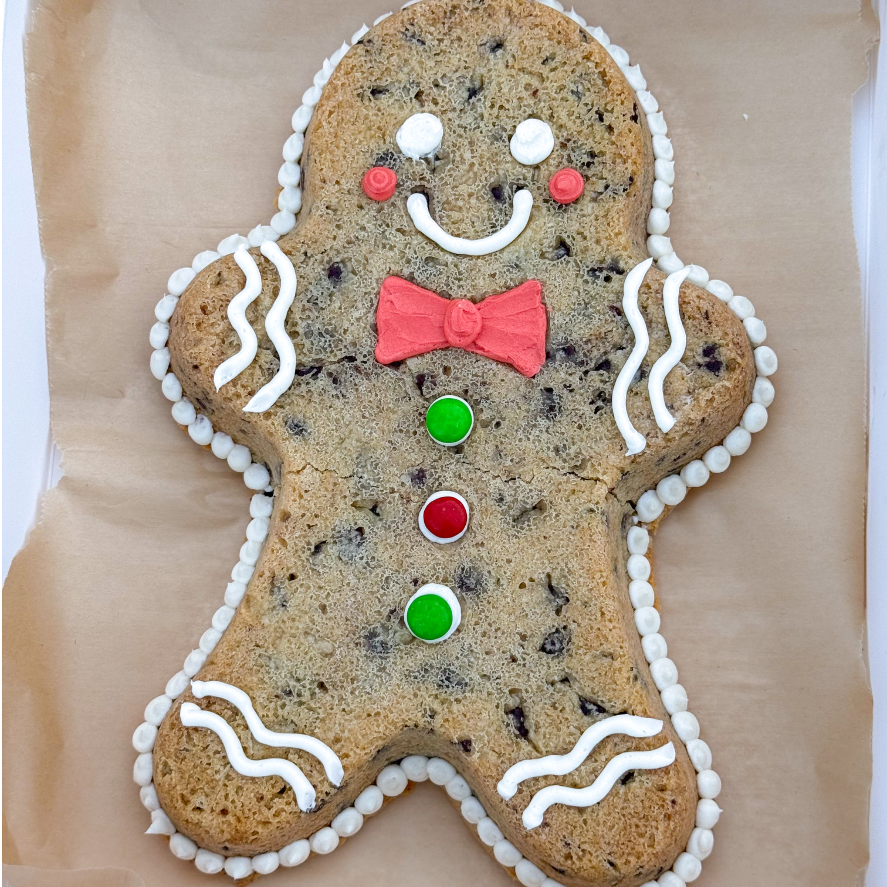 Gingerbread Cookie Cake