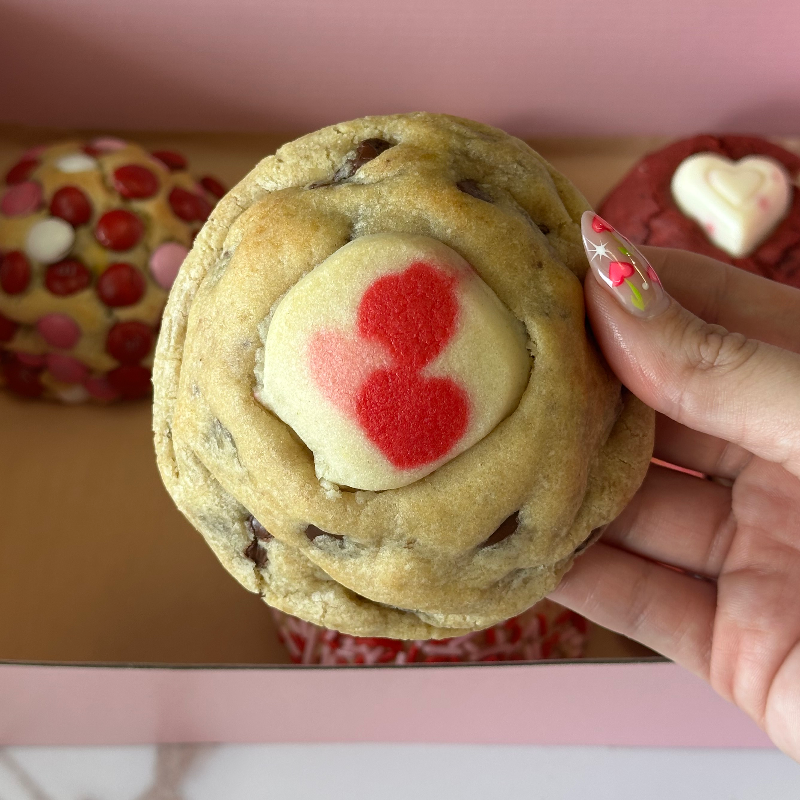 FEBRUARY Cookie of the Month #3- Valentine Chocolate Chip