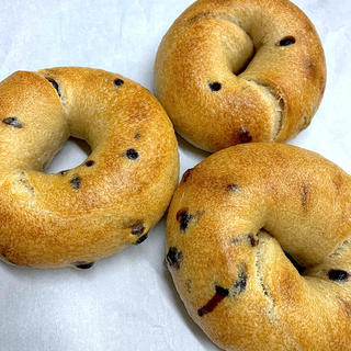 3 Blueberry bagel