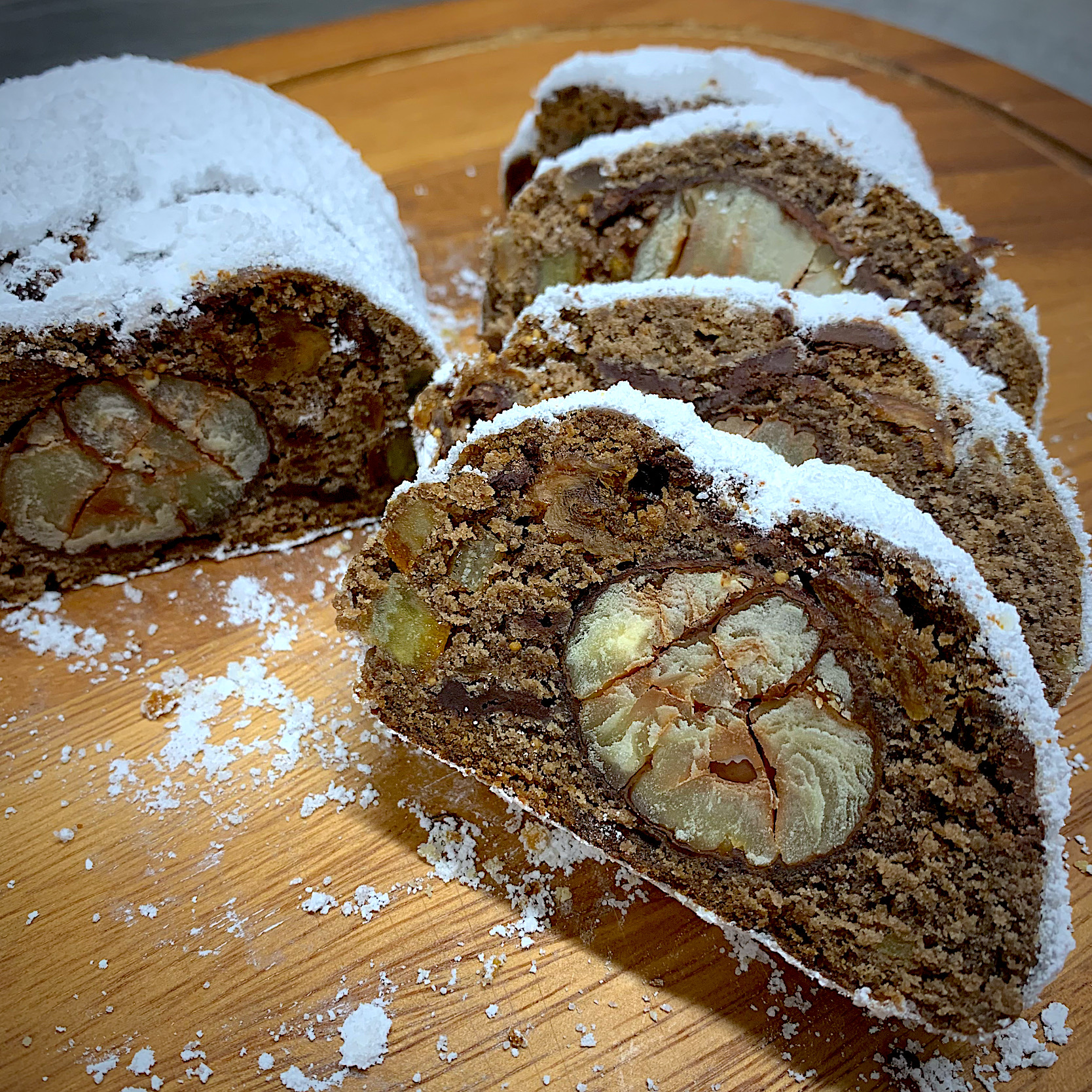 Chestnut & Chocolate Stollen / 17 oz Main Image