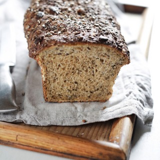 Wholewheat Seeded Sourdough Tin Loaf