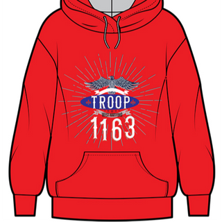 Troop 1163 (girls troop) Hoodie Sweatshirt 