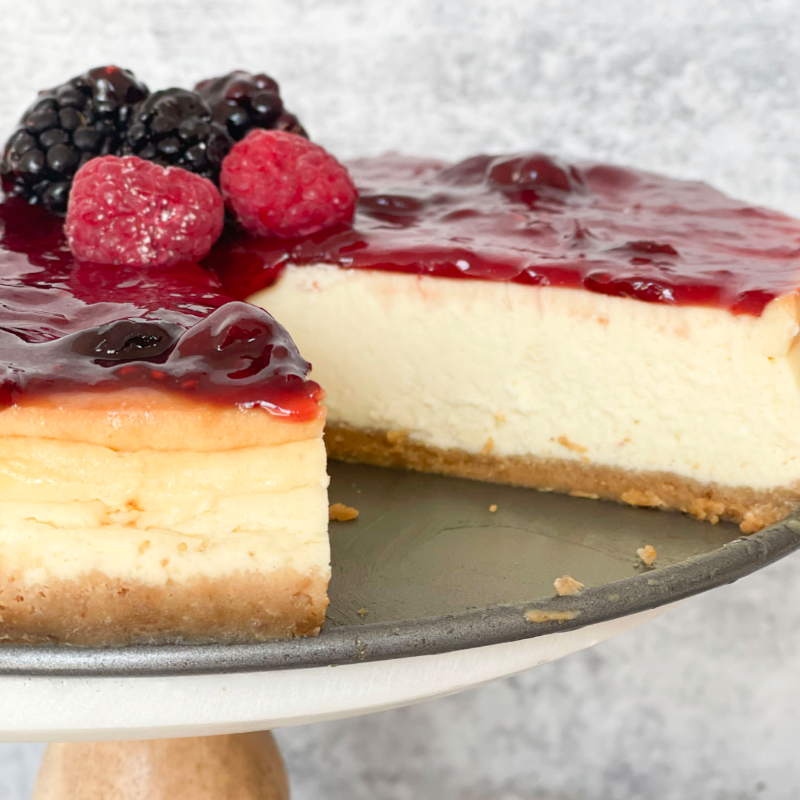 Cheesecake with Strawberry  compote  Main Image