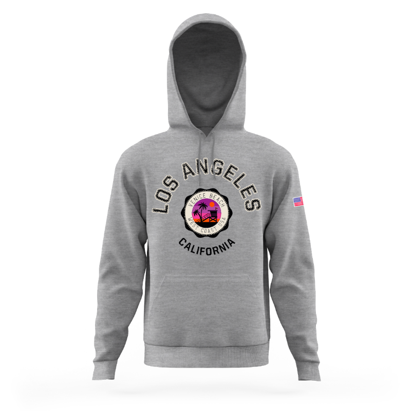 LA HOODIE VENICE BEACH GREY VSN #9735