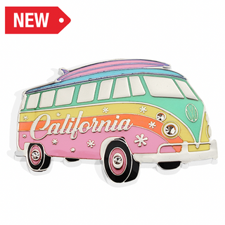 CA MAGNET SURFING CALIFORNIA (RAINBOW) VSN #0328