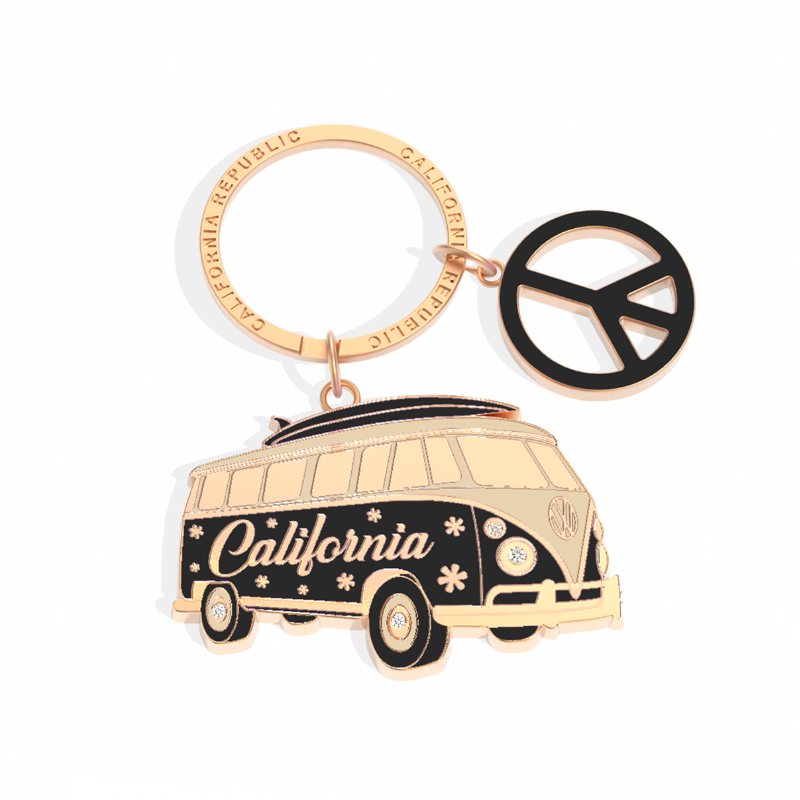 CALI K/C SURFING CALIFORNIA (BLK) VSN #9988