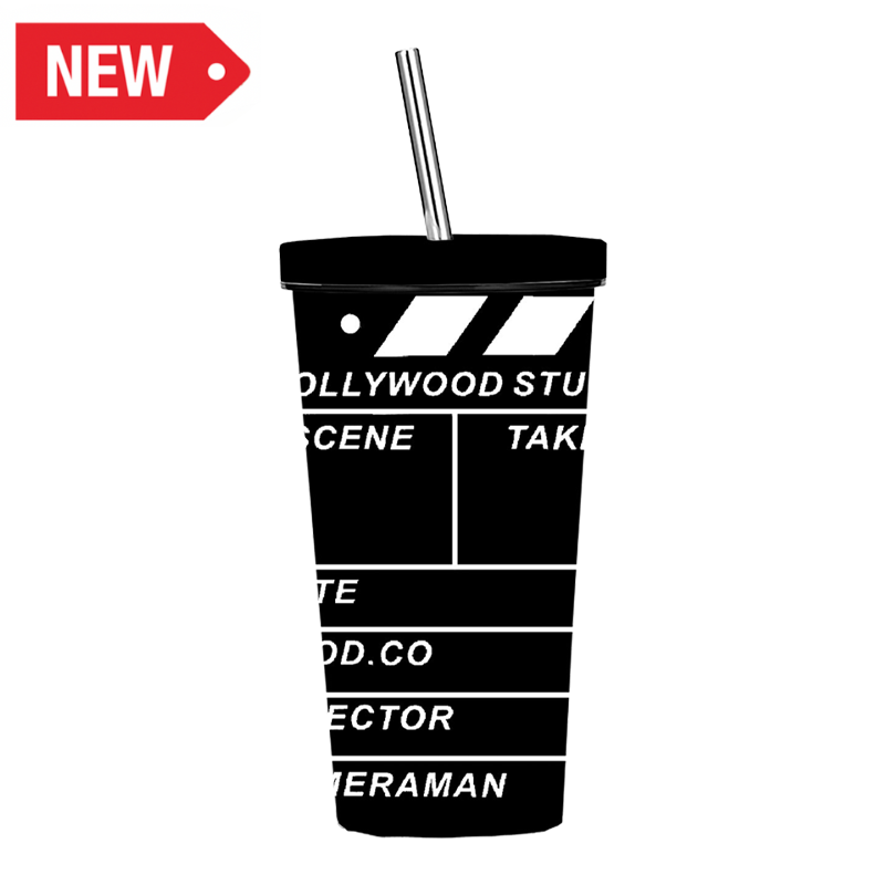 LA TUMBLER WITH LID HOLLYWOOD CLAP (17oz) VSN #2377