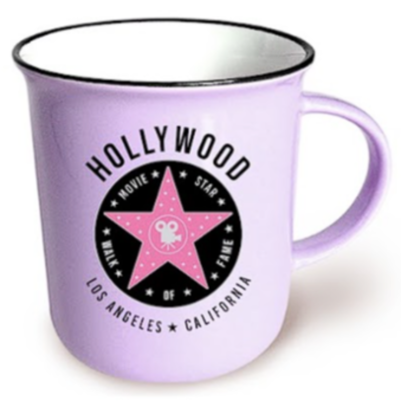LA MUG M/P HOLLYWOOD STAR (PURPLE) VSN #0878