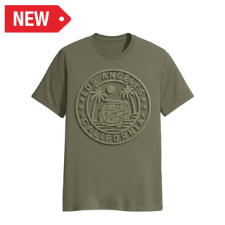 LA T-SHIRT RUBBER (KHAKI) VSN #1837