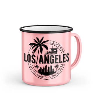 LA RETRO MUG SMALL STAMP PINK VSN #5683