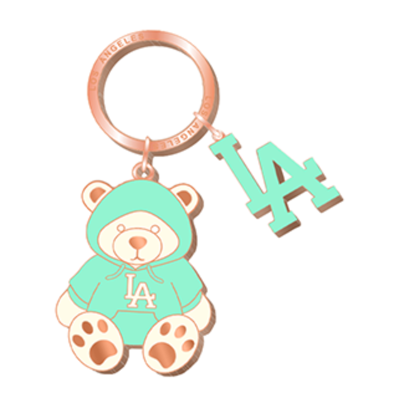 LA K/C TEDDY BEAR (GREEN) VSN #1486