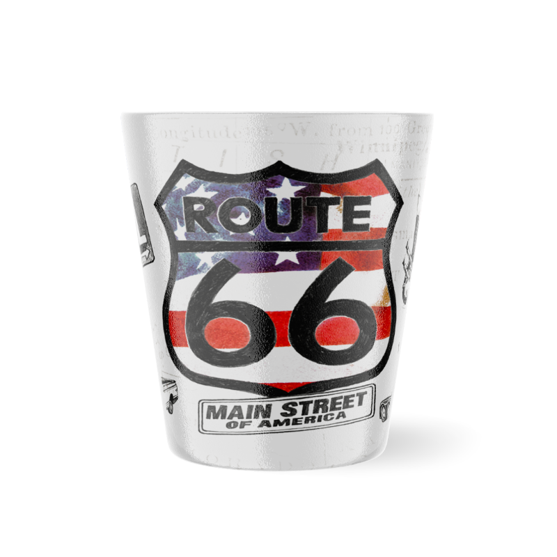 LA SHOT GLASS ROUTE 66 VSN #7427