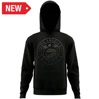 LA HOODIE RUBBER (BLK) VSN #1356