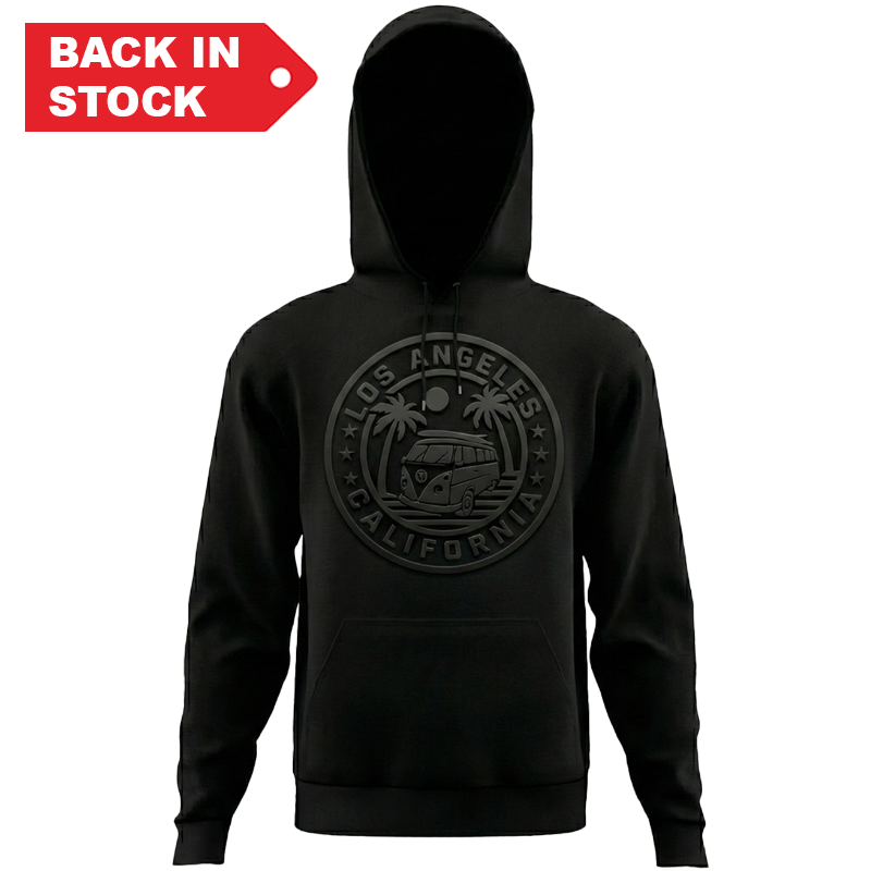 LA HOODIE RUBBER (BLK) VSN #1356