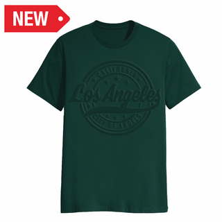 LA T-SHIRT 3D EMBOSSED (GREEN) VSN #1530